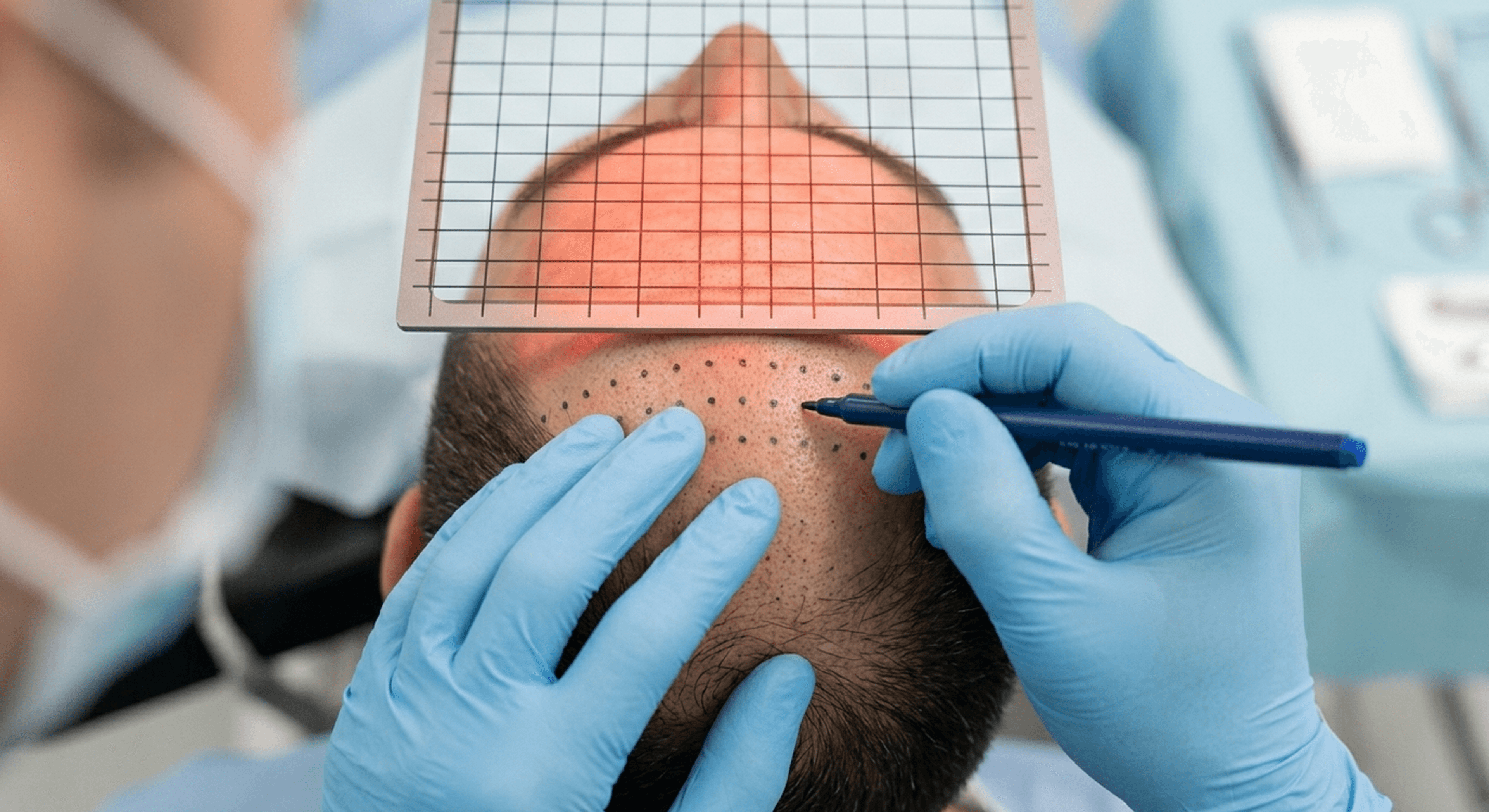 Hair transplant planning with graft count estimation