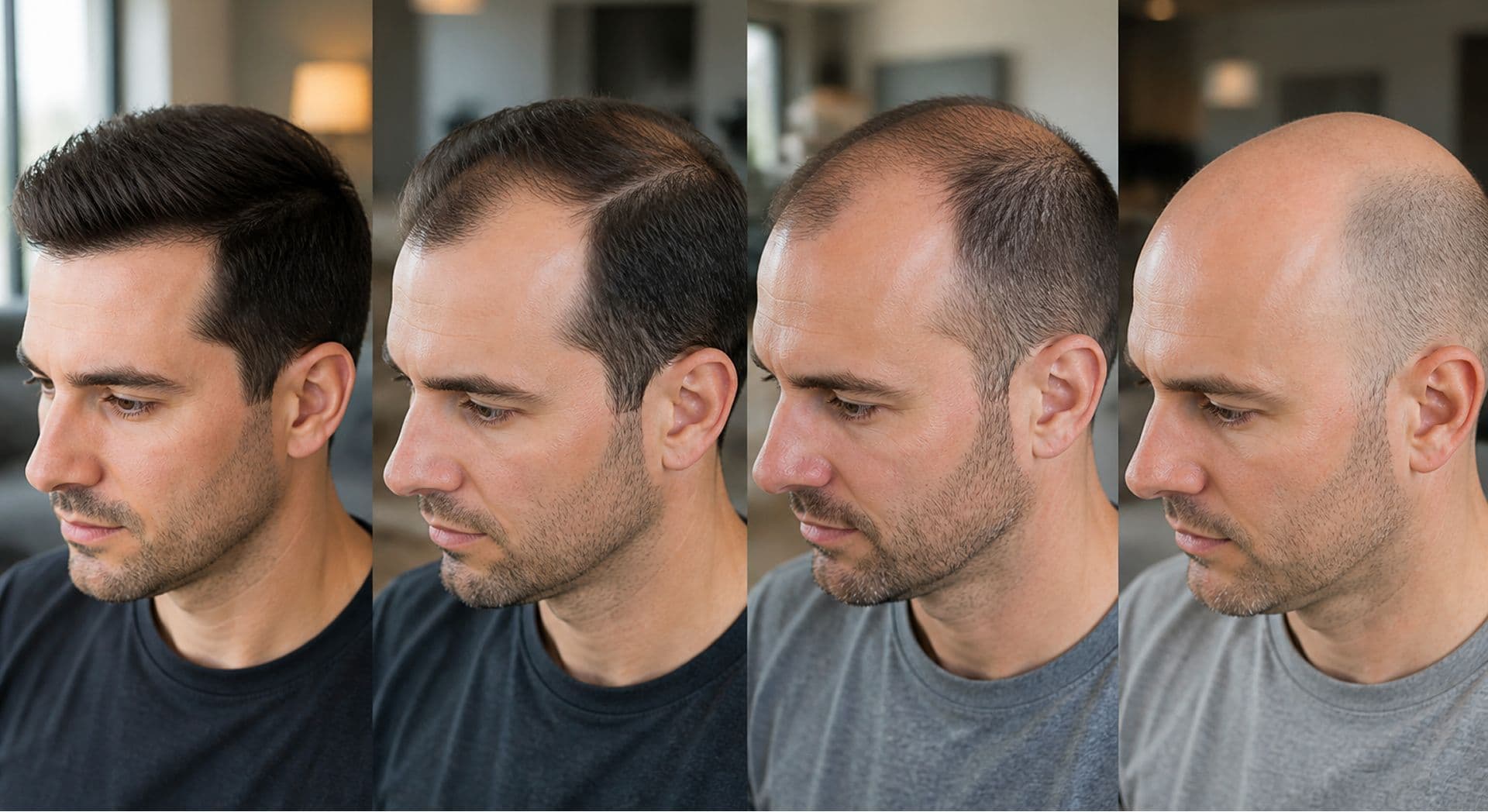 Norwood Hair Scale: Different Stages of Male Pattern Baldness